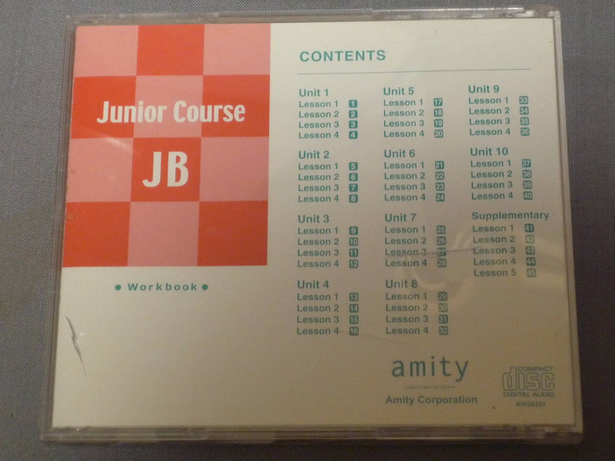 k34 amity Junior Course JB Work book　[CD]_画像3