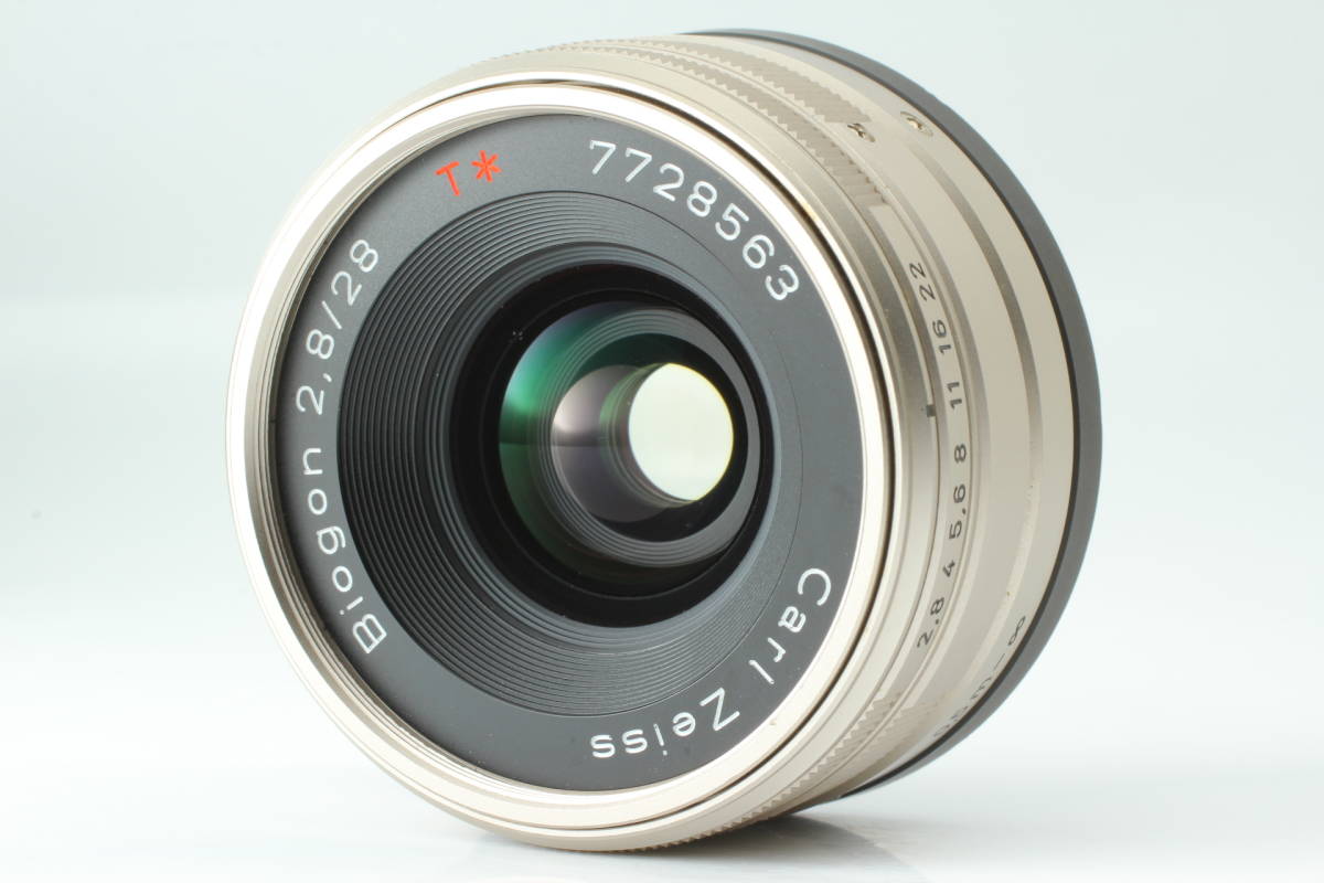 美品】Contax Carl Zeiss Biogon 28mm + Sonnar 90mm f2.8 Lens Set G1