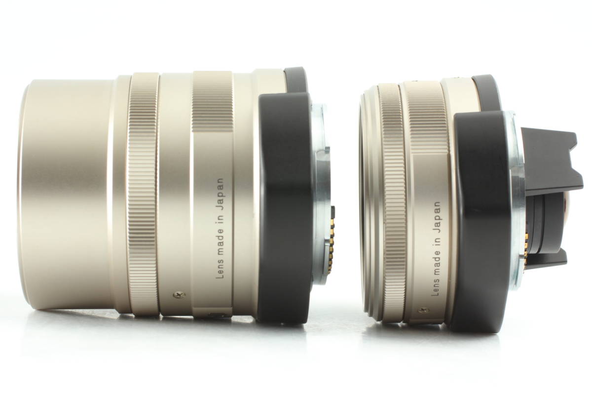 美品】Contax Carl Zeiss Biogon 28mm + Sonnar 90mm f2.8 Lens Set G1