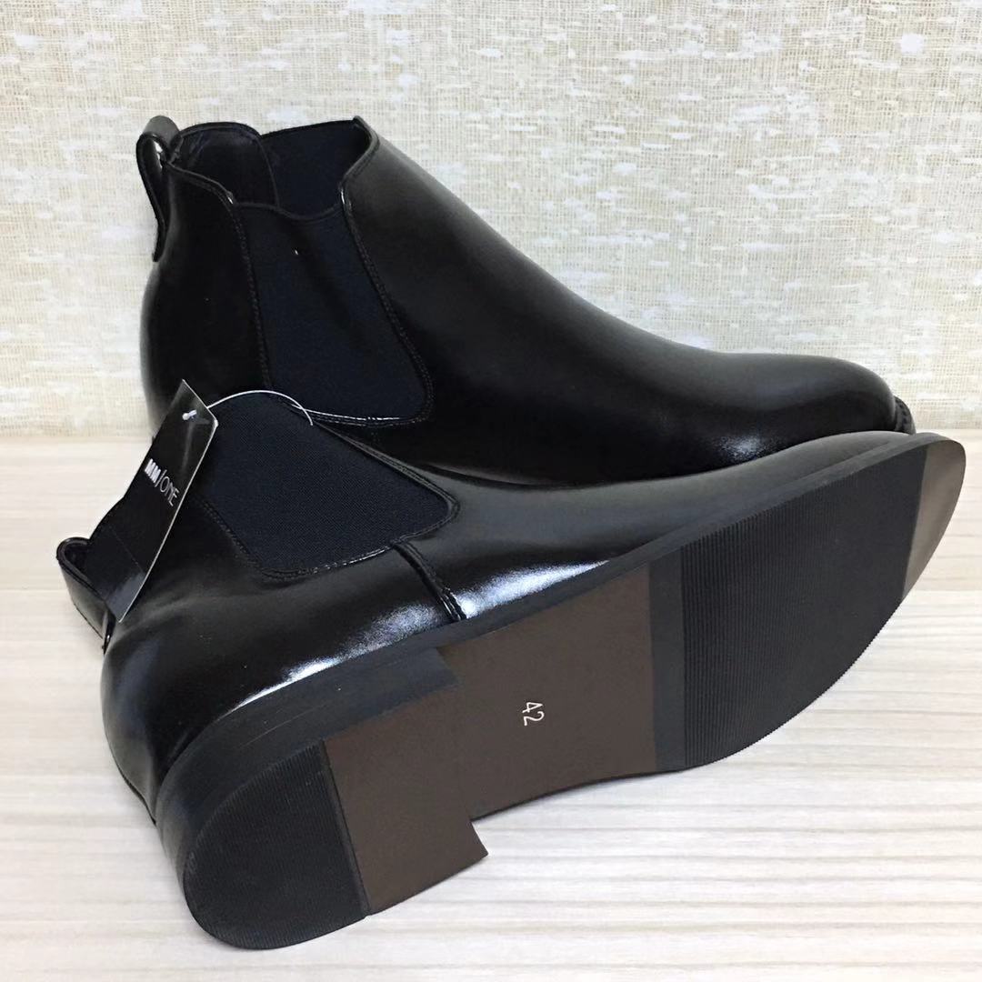 ◇ 新品　背が高くなる　ブーツ 紳士靴 ビジネスショットブーツ 秋冬.　BLK/26㎝. ◇_画像3