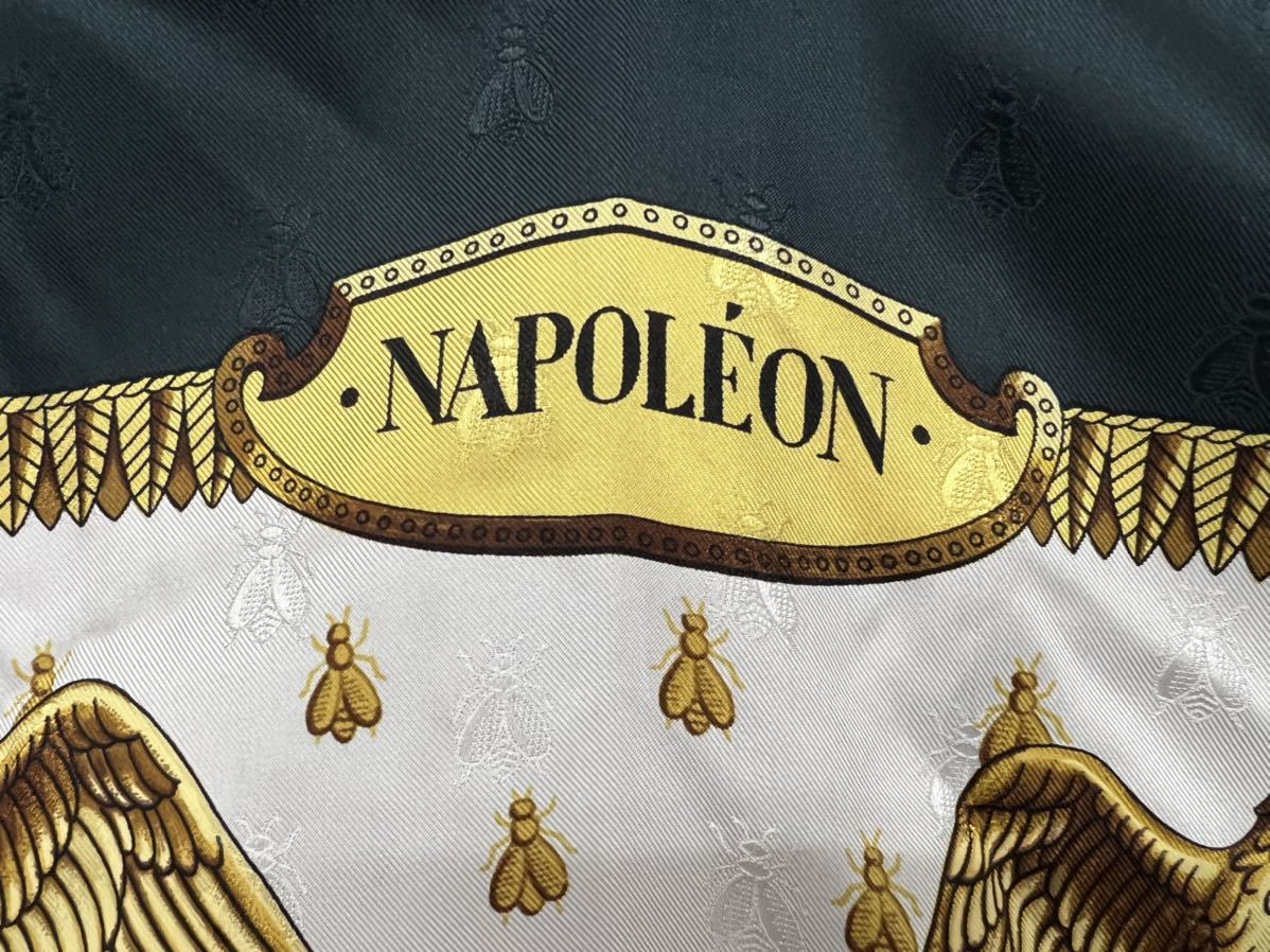 ◇◇HERMES エルメス スカーフ 大判 カレ90 NAPOLEON ナポレオン 馬 蜂