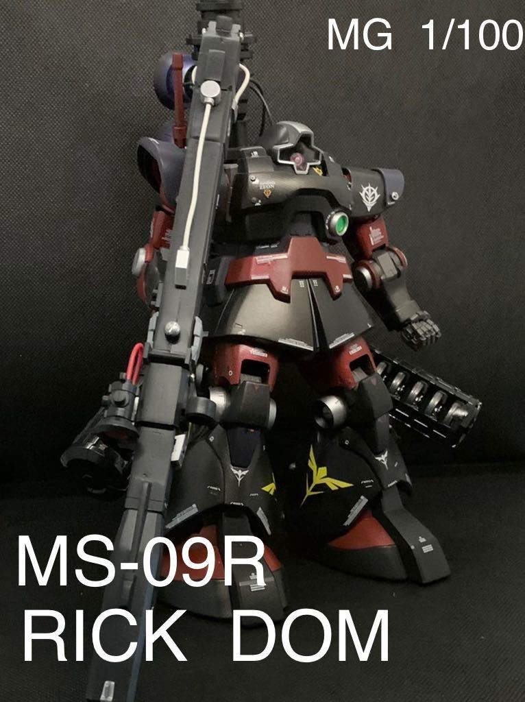 ガンプラ MG リック・ドム(リニューアル版)オリジナルカスタム 塗装済み 完成品