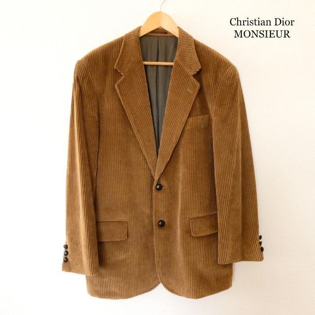 最新作の Christian 美品 Dior A1108 ブラウン 茶 テーラード