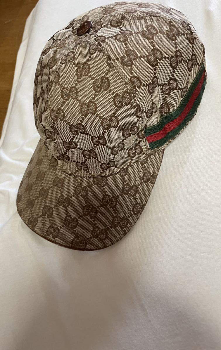 新品未使用⭐️GUCCI グッチ GGキャンバス 帽子 CAP ブルー