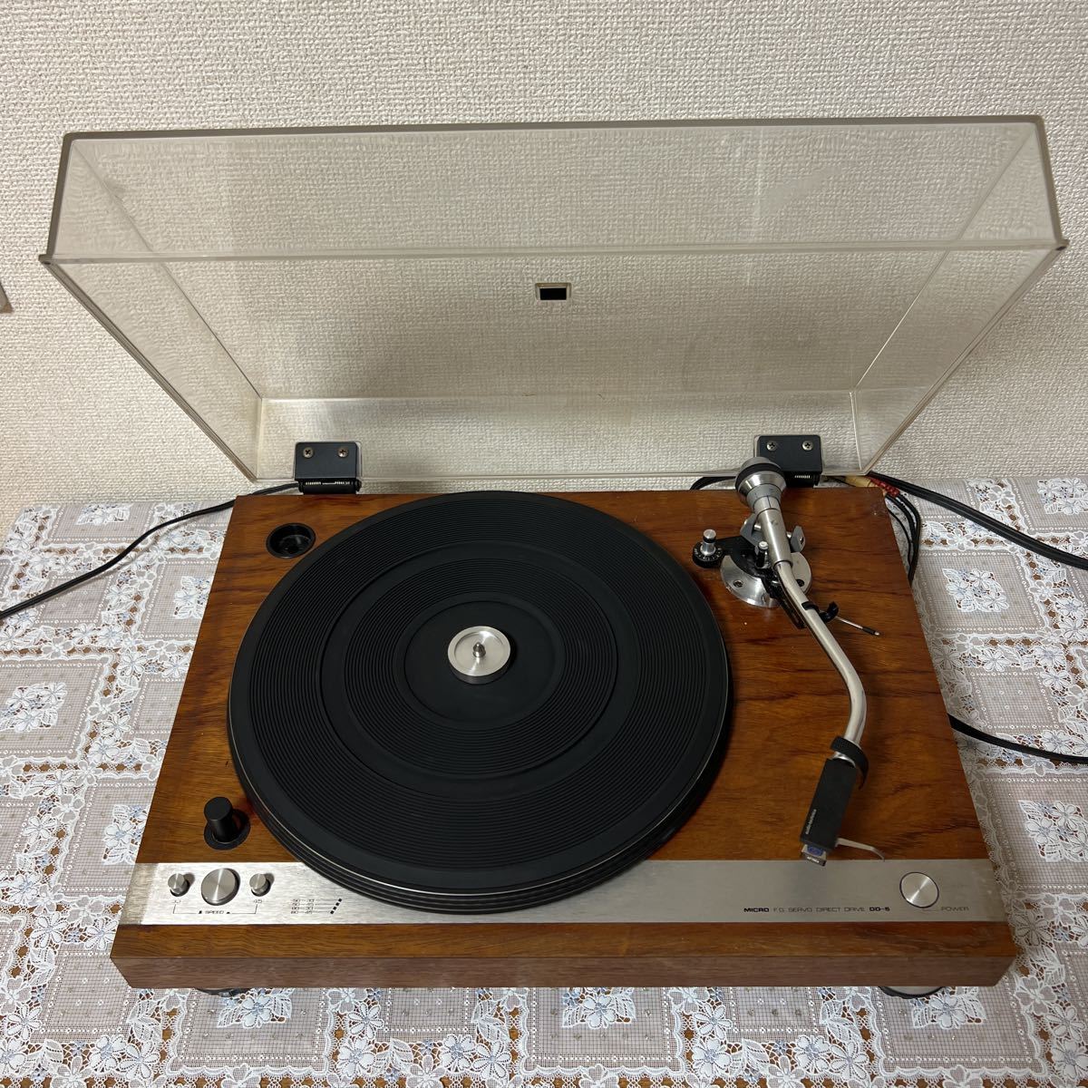 MICROマイクロ。DD-5 ダイレクトドライブ レコードプレイヤー。AT15Ea