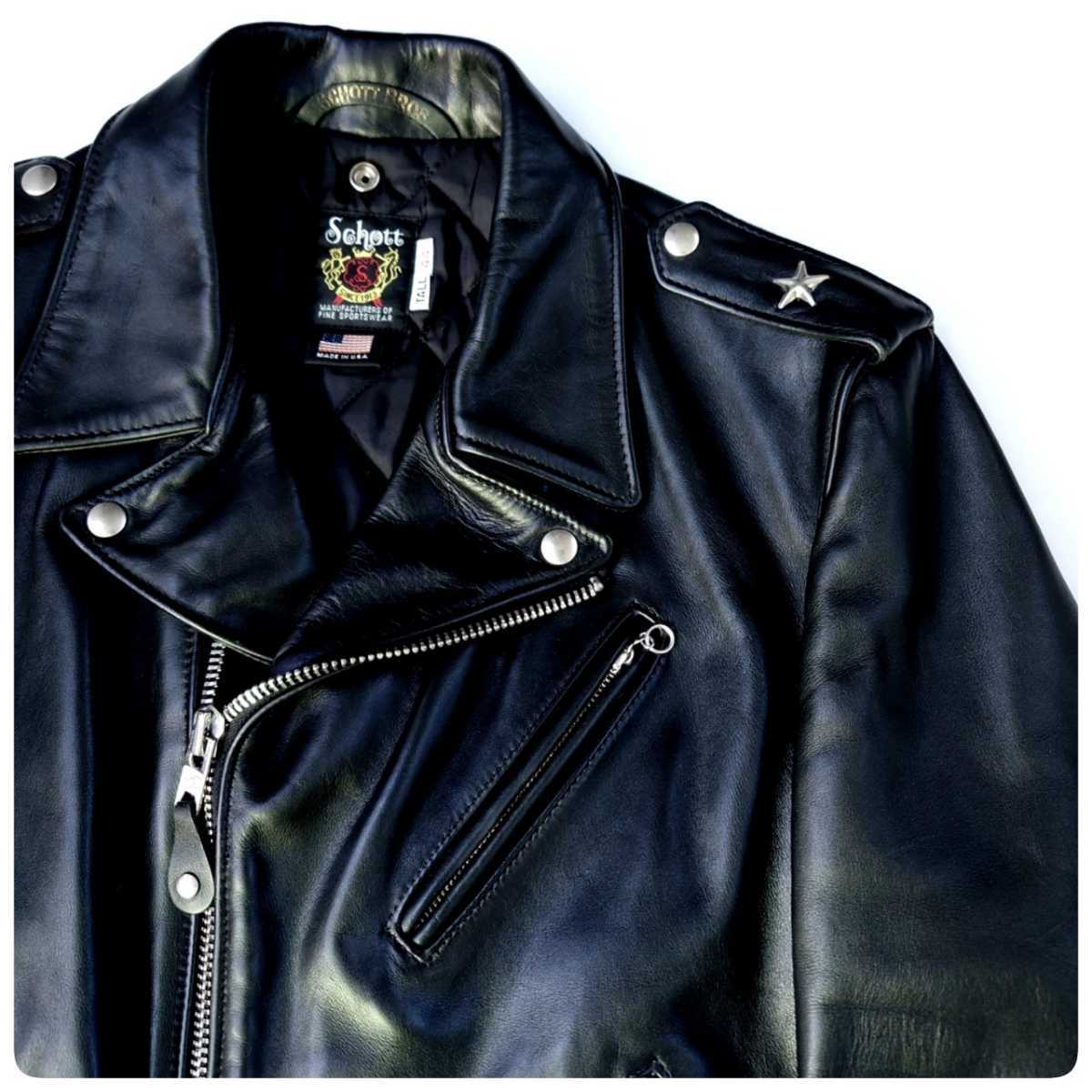 schott ダブルライダース 希少44 USA製-