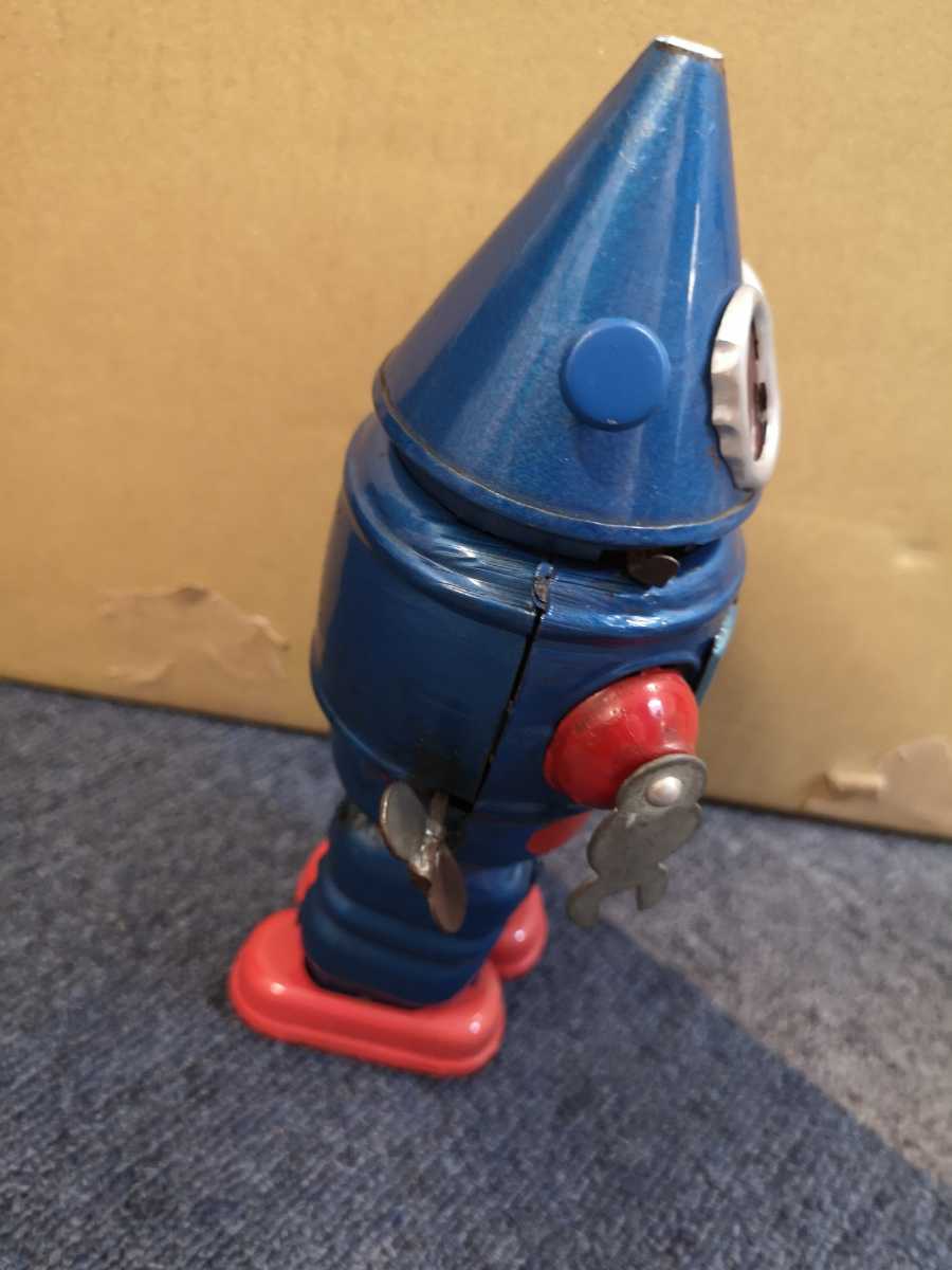 ヨネザワ ブリキ 三角ロボット コーンヘッド 宇宙ロボット 1950年代