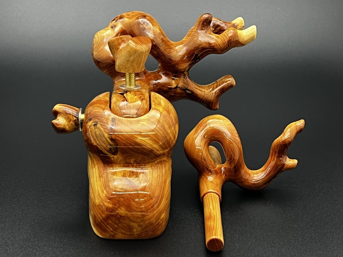特別企画】へら用品 逍遥工房 工房モデル ヒバ 中型大砲万力 新品