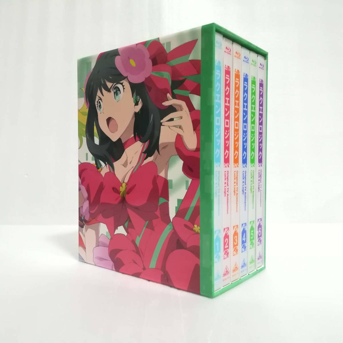 アニメイト全巻収納BOX付 ラクエンロジック blu-ray 全6巻セット 特装限定版 全PRカード欠 [自_画像1