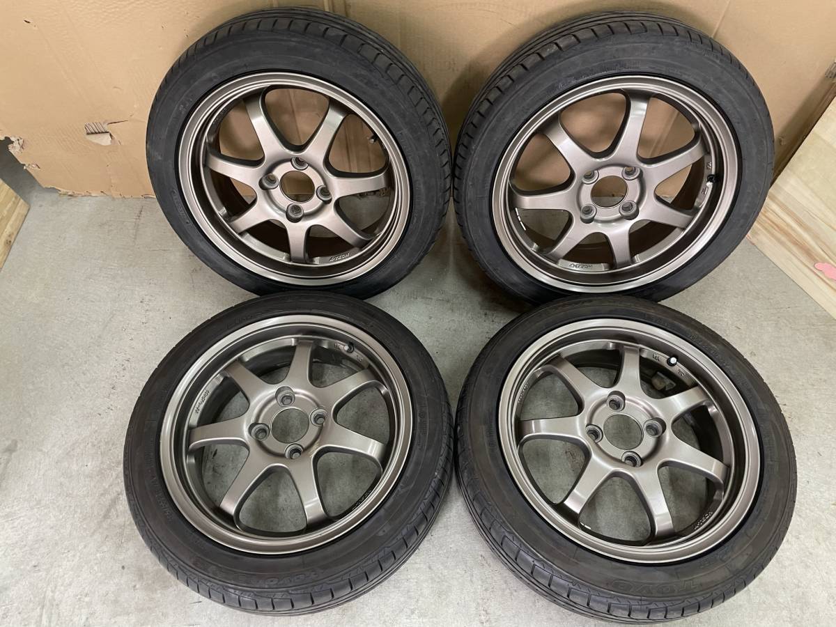 A-TECH FINALSPEED 15インチ5.5j+45 4本セット Yahoo!オークション - A-TECH Final Speed 15インチ 4穴 PCD100