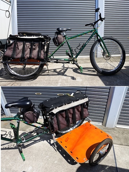 SURLY Krampus+xtracycle LEAP+エクストラサイクル純正サイドカー　ロングテールバイク ファットバイク　クランパス　サーリー_画像2