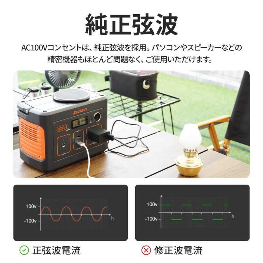 新品未開封 Jackery ポータブル電源 240 大容量 67200mAh/240Wh 蓄電池