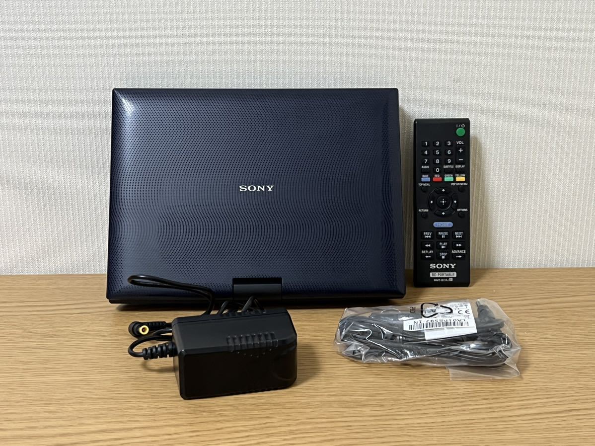 ソニー 9V型 ポータブルブルーレイプレーヤーDVDプレーヤーBDP-SX910