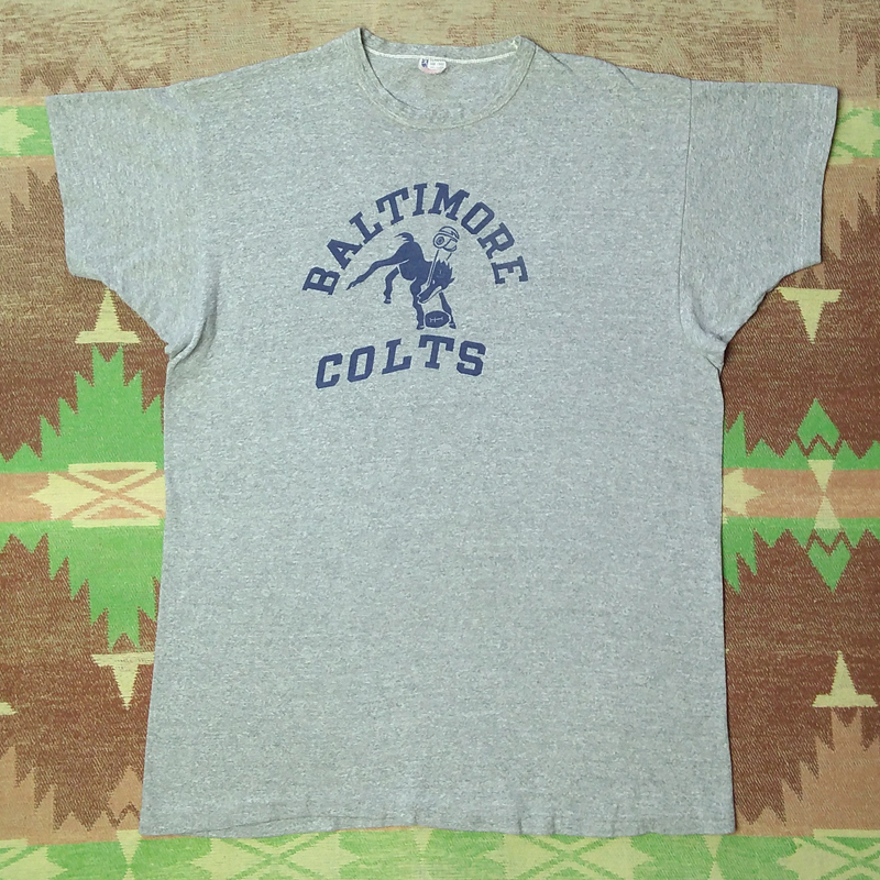 チャンピオン ランタグ 【BALTIMORE COLTS】 60s T-Shirt / 60年代