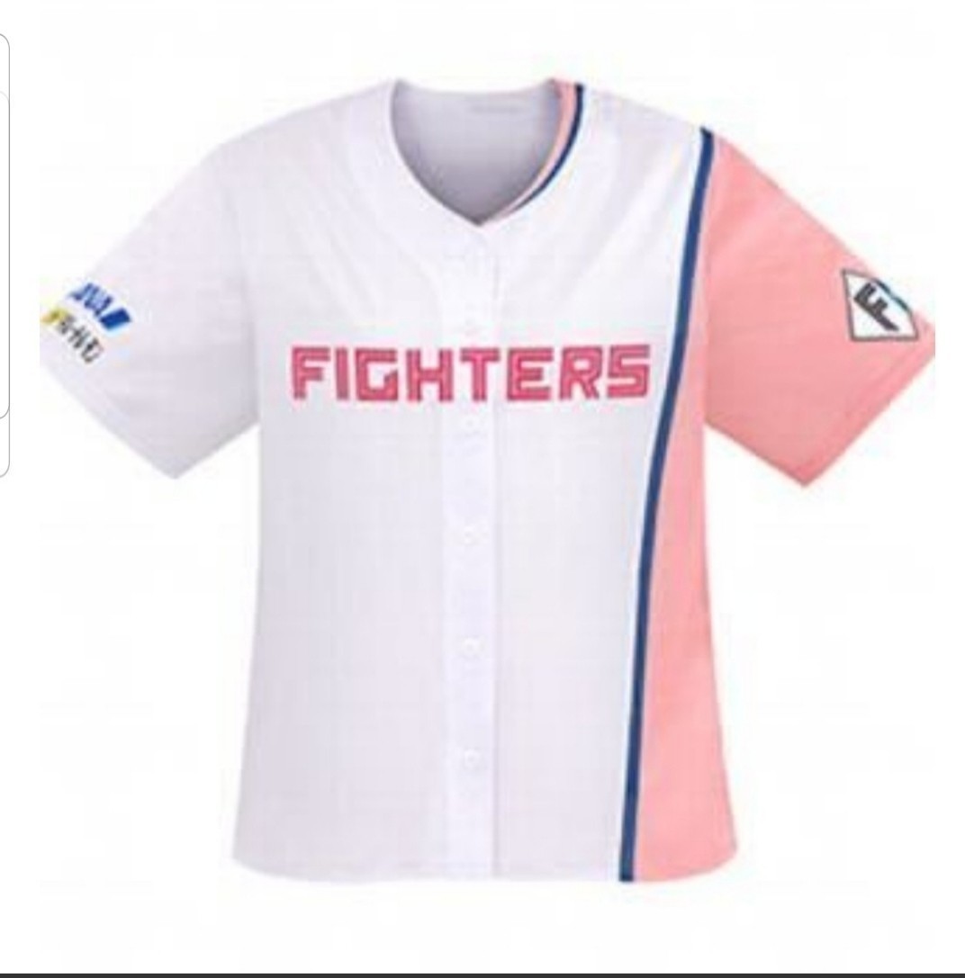 FIGHTERS ユニフォーム ホワイト ピンク ファイターズガールズ応援未使用 FIGHTERS ユニフォーム ホワイト ピンクファイターズガールズ