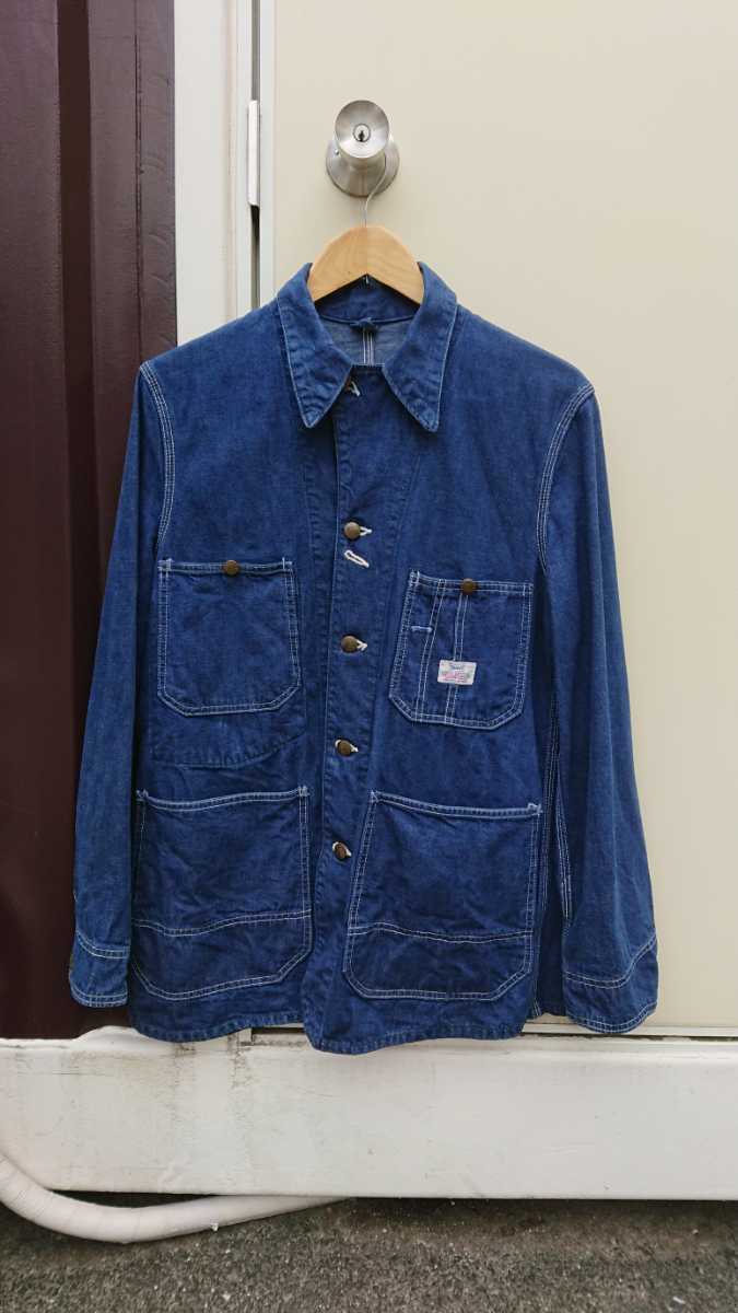 60’s Sears VAT DYED DENIM カバーオール USA製 Vintage HERCULES PENNEY'S BIG MAC PAY DAY Lee_画像2