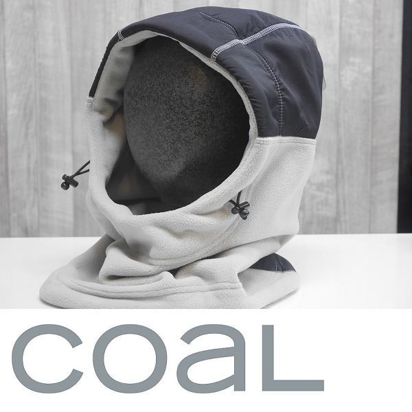 【新品:送料無料】22 COAL THE CATACOMBS HOOD - LIGHT GREY コール フード ビーニー フェイスマスク フードウォーマー スノーボード_画像1