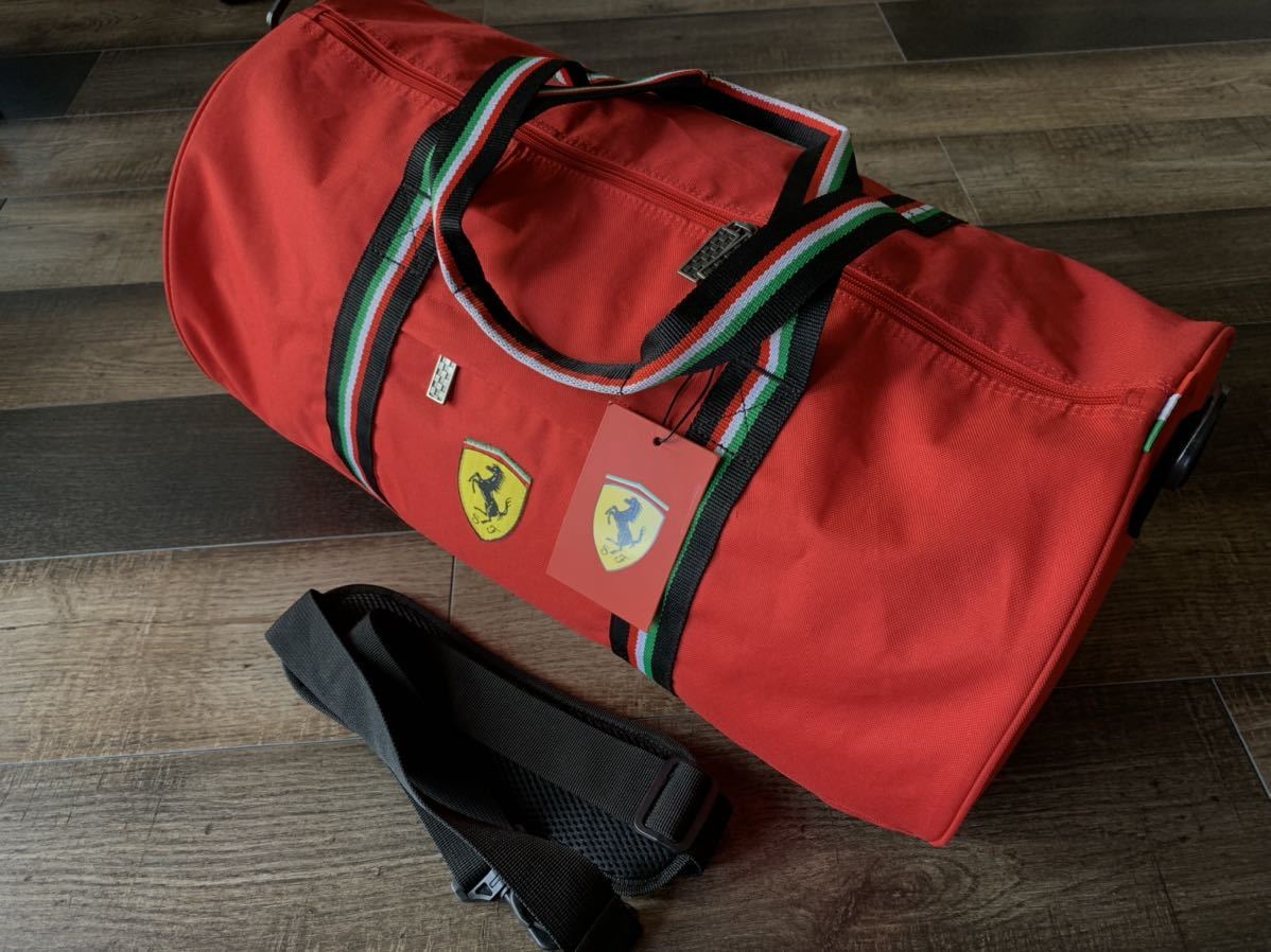 ☆FERRARI フェラーリ 正規 大サイズ バッグ トラベルバッグ 旅行