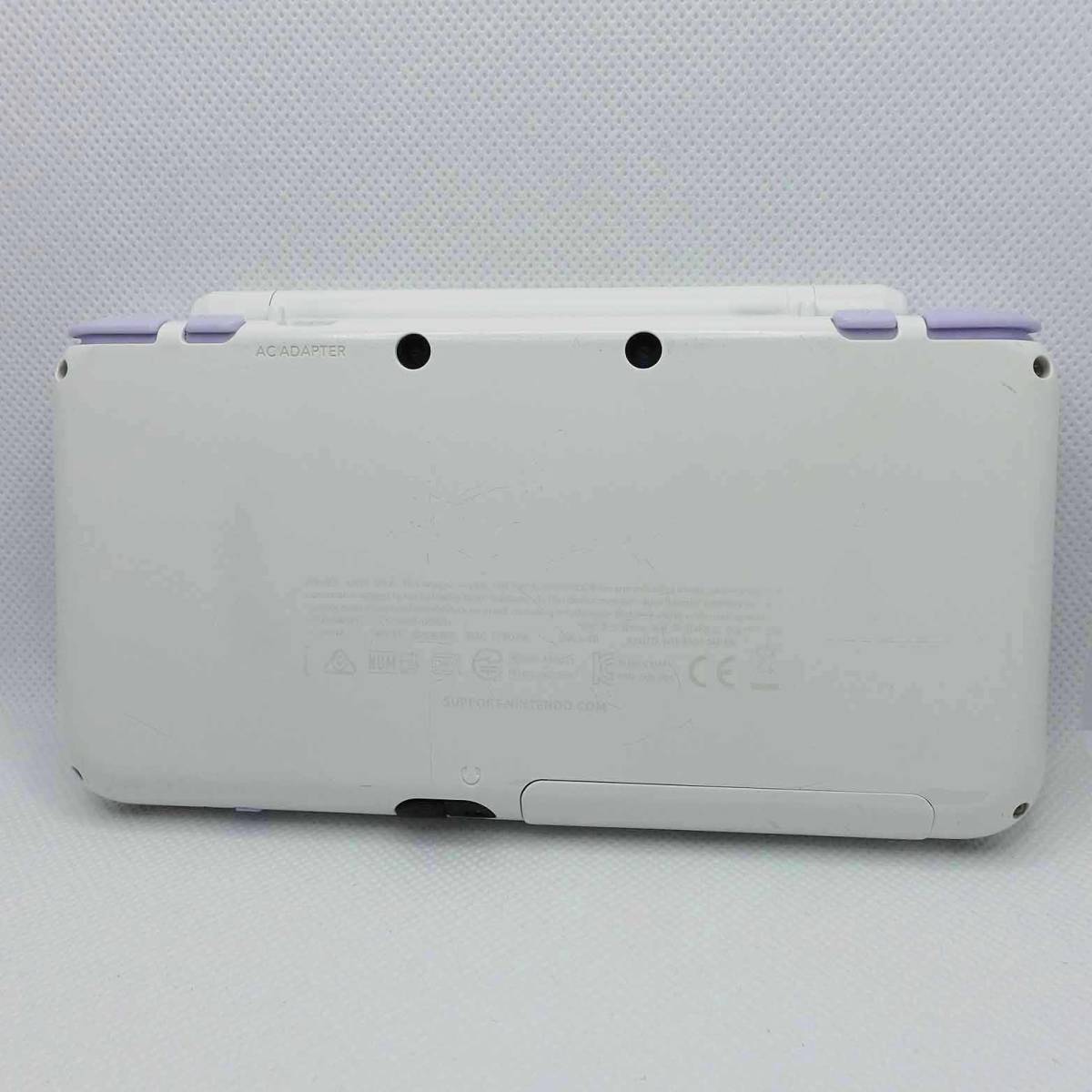 ニンテンドー New2DS LL ホワイト×ラベンダー SD ソフト 電源付 ニンテンドー New2DS LL ホワイト×ラベンダー SD ソフト 電源付