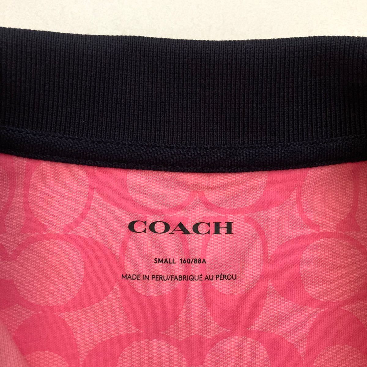 新品未使用 COACH コーチ ポロシャツ シグネチャー 半袖 ゴルフ ゴルフウェア