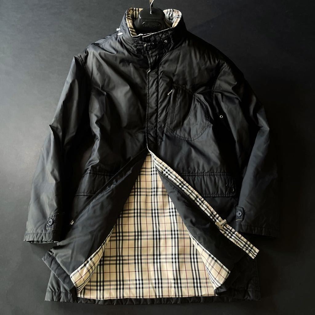 美品○最高傑作BURBERRY ○ダウンジャケットコート 定価12万【大人の