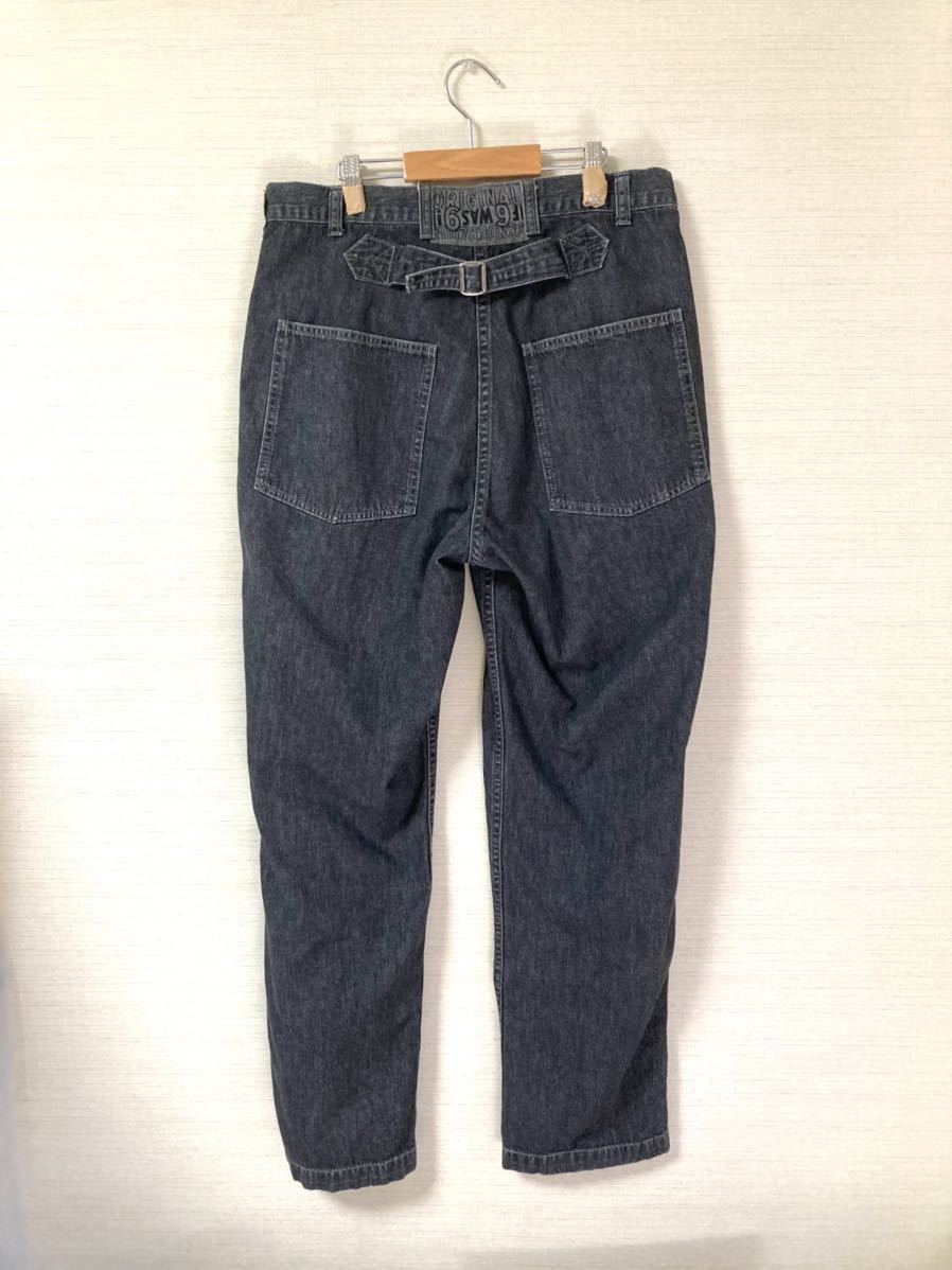 即決】21AW Sサイズ テンダーロイン DENIM TROUSERS BLACK ブラック