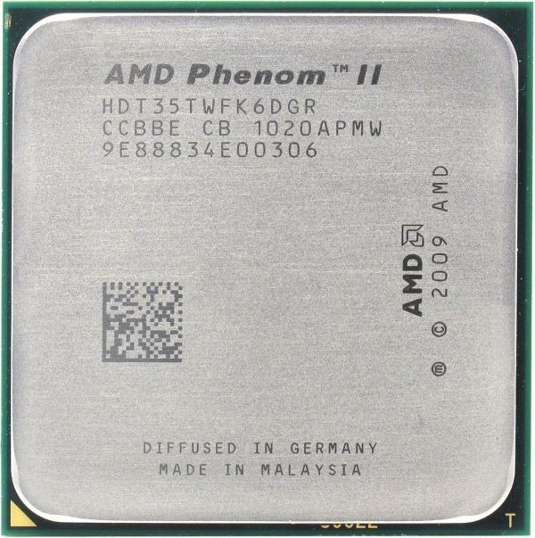 AMD Phenom II X6 1035T 2.6GHz 3.1GHz 6MB 2GHz 95W AM3_画像1