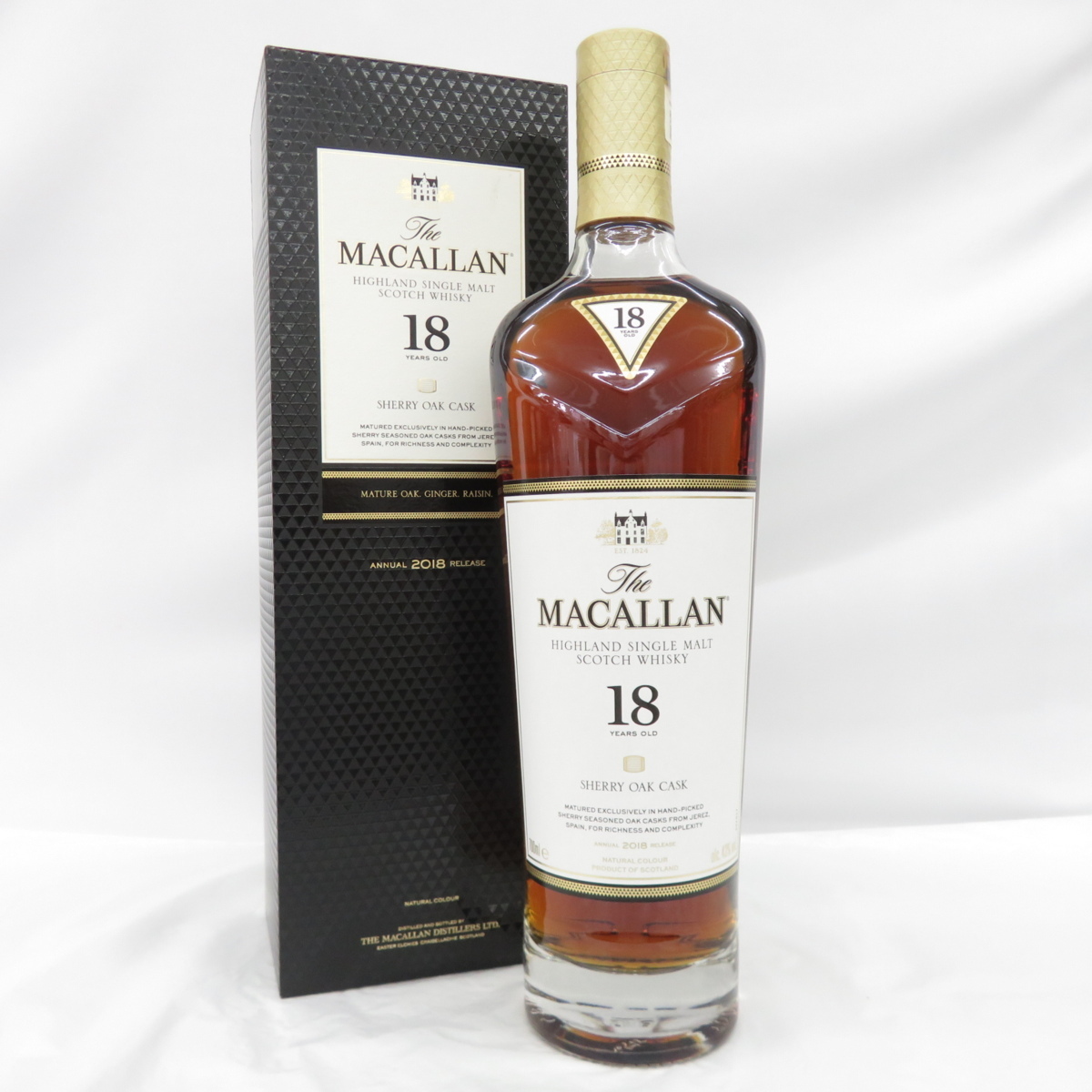 未開栓】The MACALLAN ザ・マッカラン 18年 シェリーオーク 2018