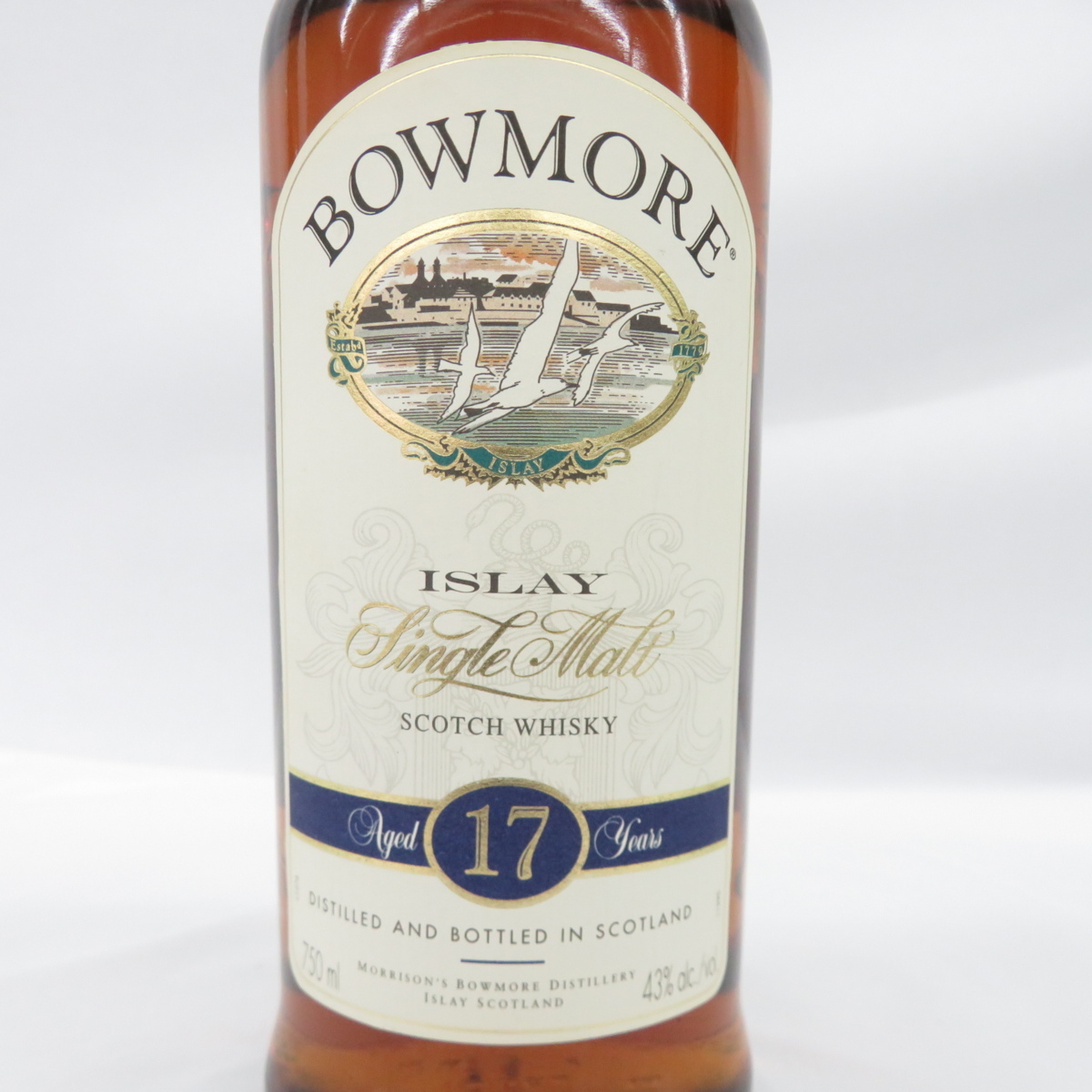 未開栓】BOWMORE ボウモア 17年 カモメラベル 旧ボトル ウイスキー