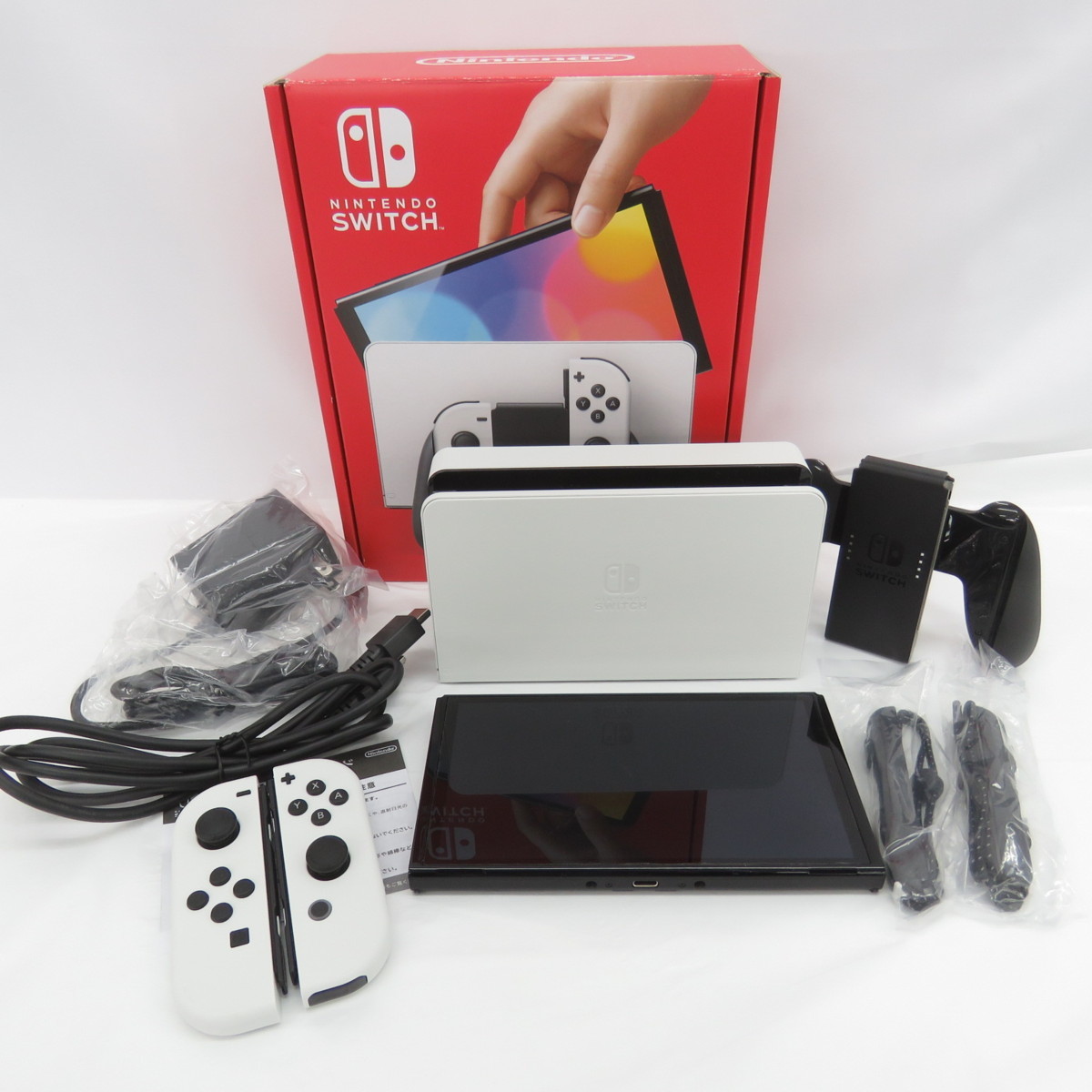 美品】任天堂 NINTENDO SWITCH ニンテンドースイッチ 有機ELモデル HEG