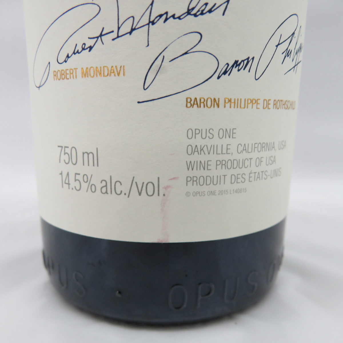 未開栓】OPUS ONE オーパスワン 2013 赤 ワイン 750ml 14.5% 11095632