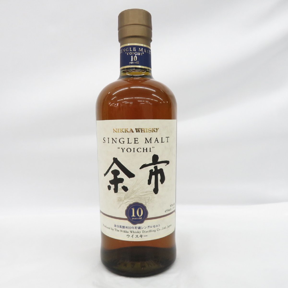 未開栓】NIKKA ニッカ シングルモルト 余市 10年 ウイスキー 700ml 45