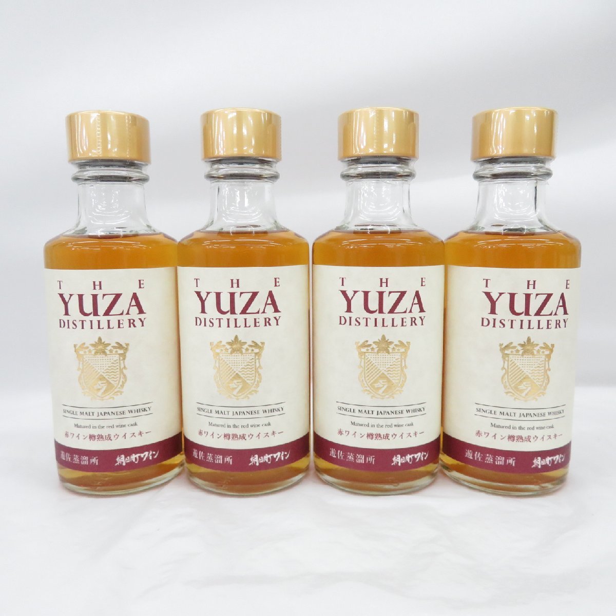 未開栓】遊佐蒸溜所 YUZA 赤ワイン樽熟成 ウイスキー ベビーボトル 12