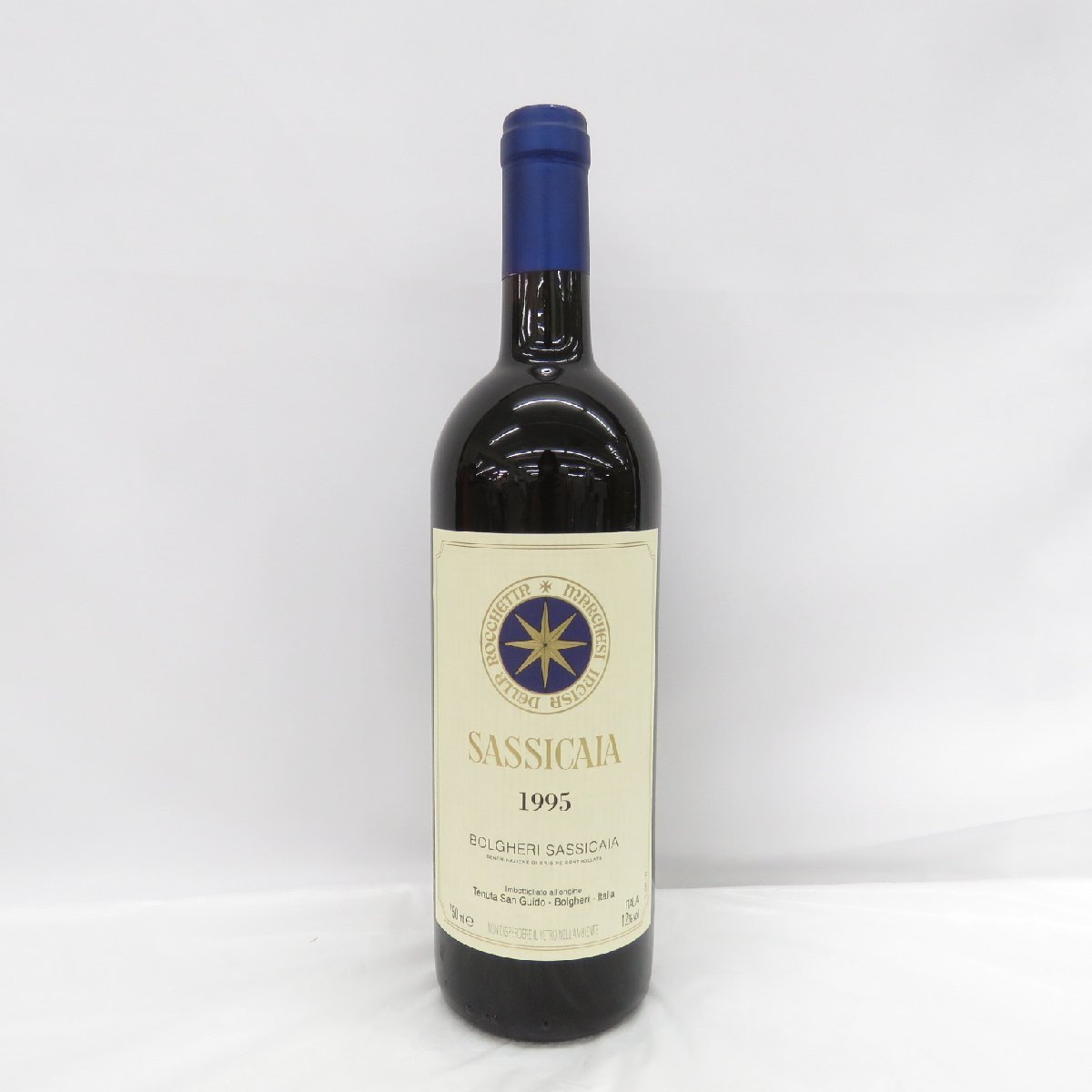 未開栓】Sassicaia サッシカイア 1995 イタリア 赤 ワイン 750ml 12