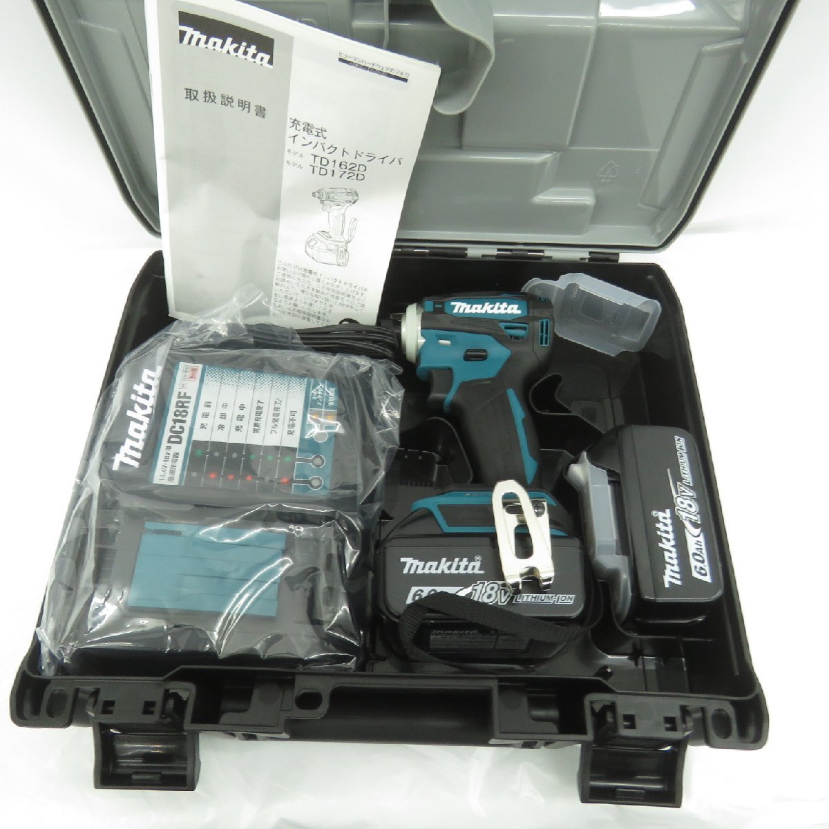 未使用品】makita マキタ 充電式インパクトドライバ TD172DRGX ブルー