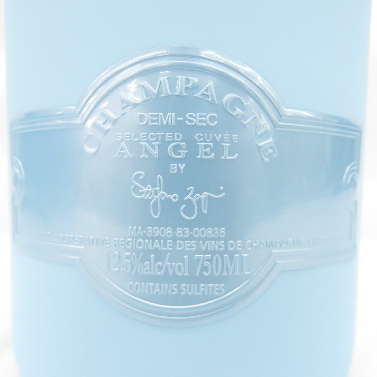 1円~ 【未開栓】ANGEL エンジェル ドゥミセック ブルー シャンパン
