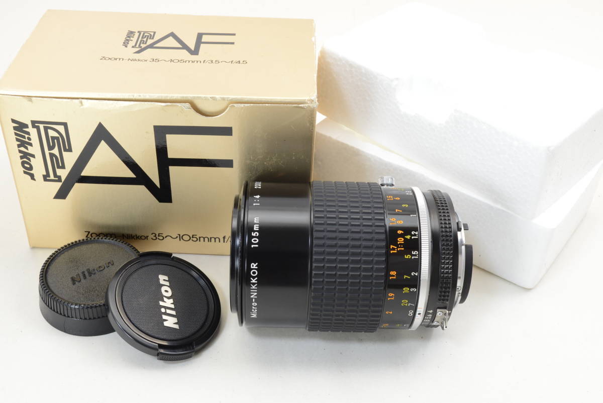 【ecoま】ニコン NIKON Ai-s Micro-NIKKOR 105mm F4 no.233032 マニュアルレンズの画像1