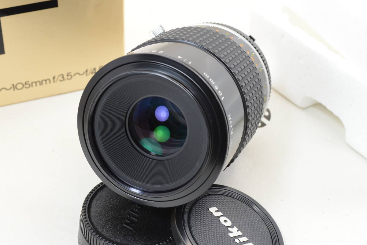 【ecoま】ニコン NIKON Ai-s Micro-NIKKOR 105mm F4 no.233032 マニュアルレンズの画像7