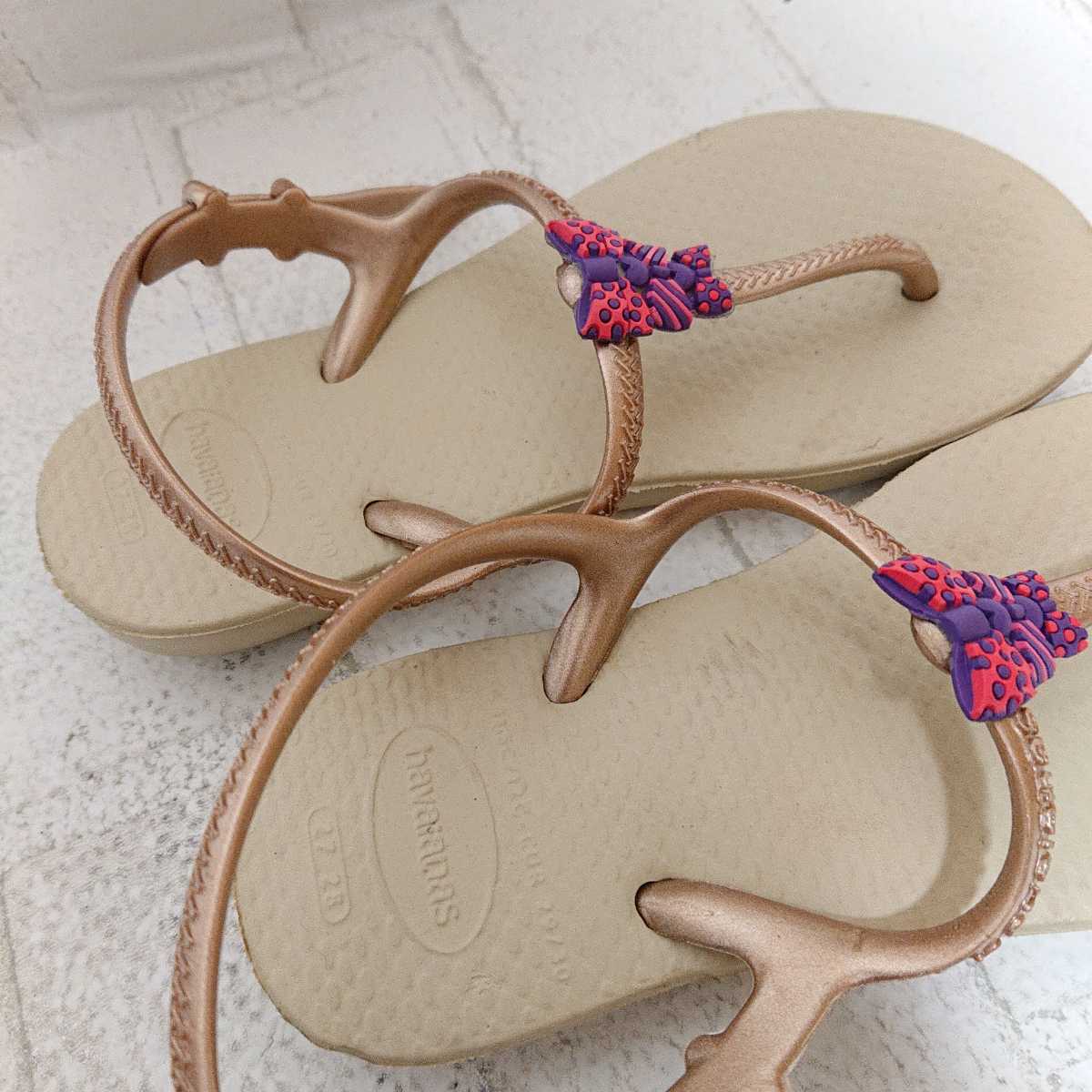 havaianas ビーチサンダル キッズ 27 28 17cm ハワイアナス_画像2