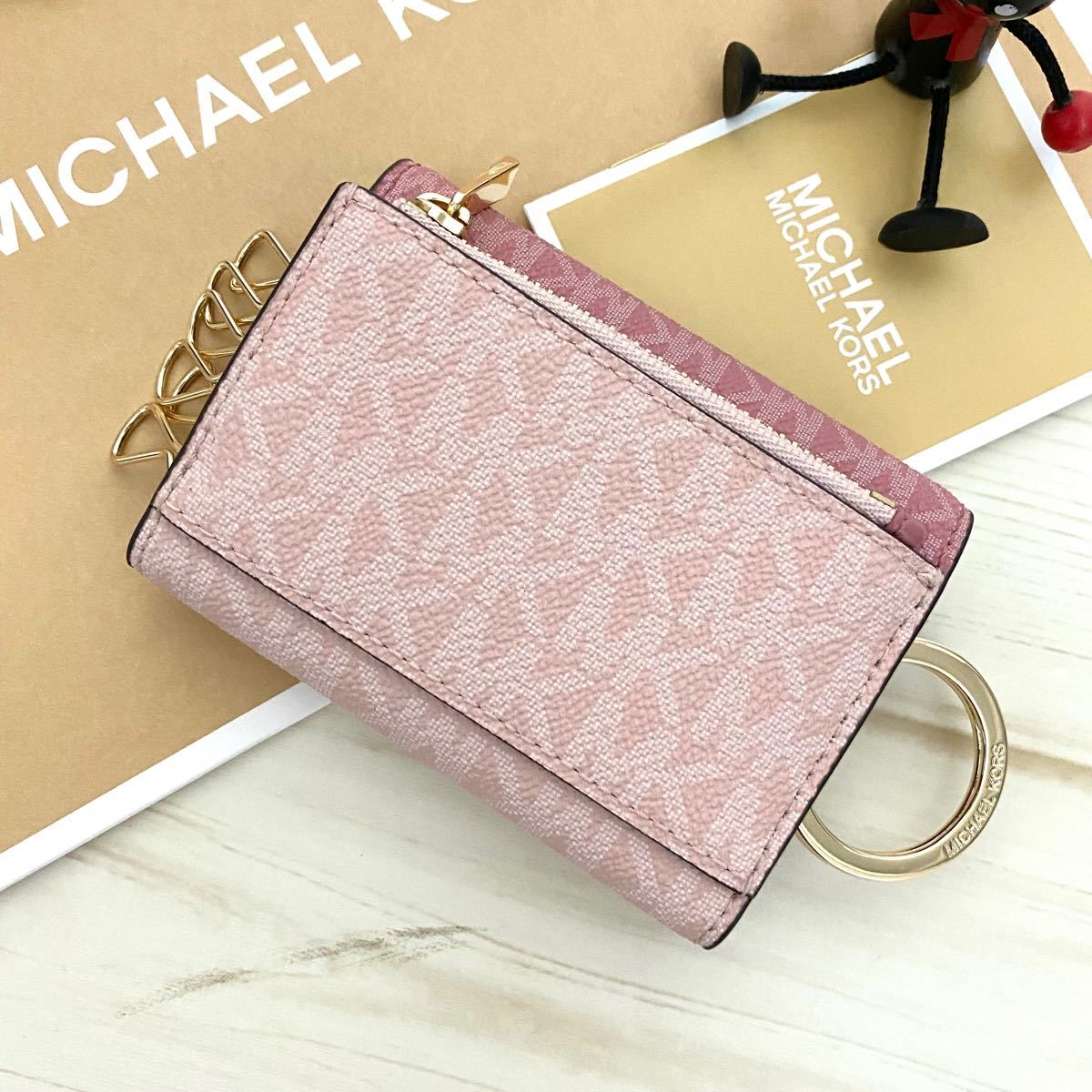 新品 MICHAEL KORS マイケルコース コインケース付き キーケース