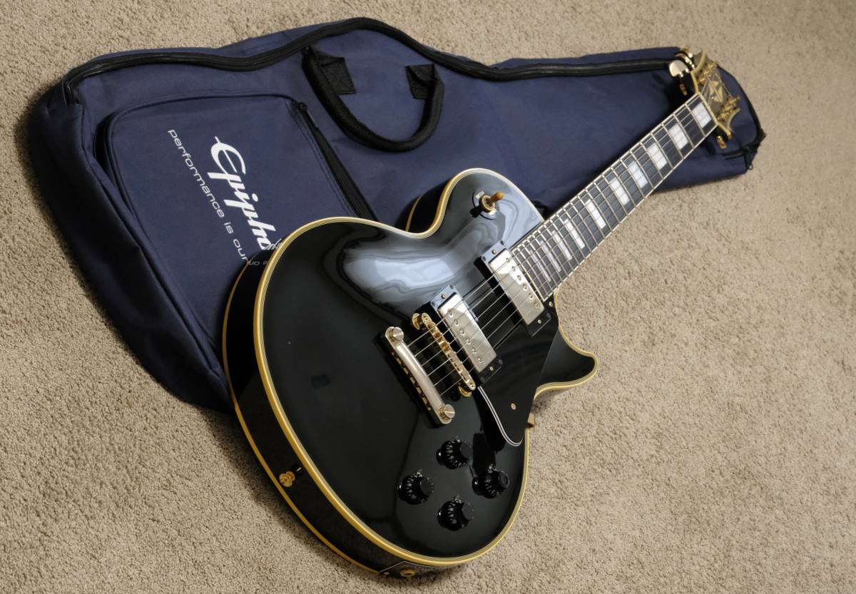 ☆美品！エピフォン （Epiphone） レスポール カスタム ギブソンヘッド