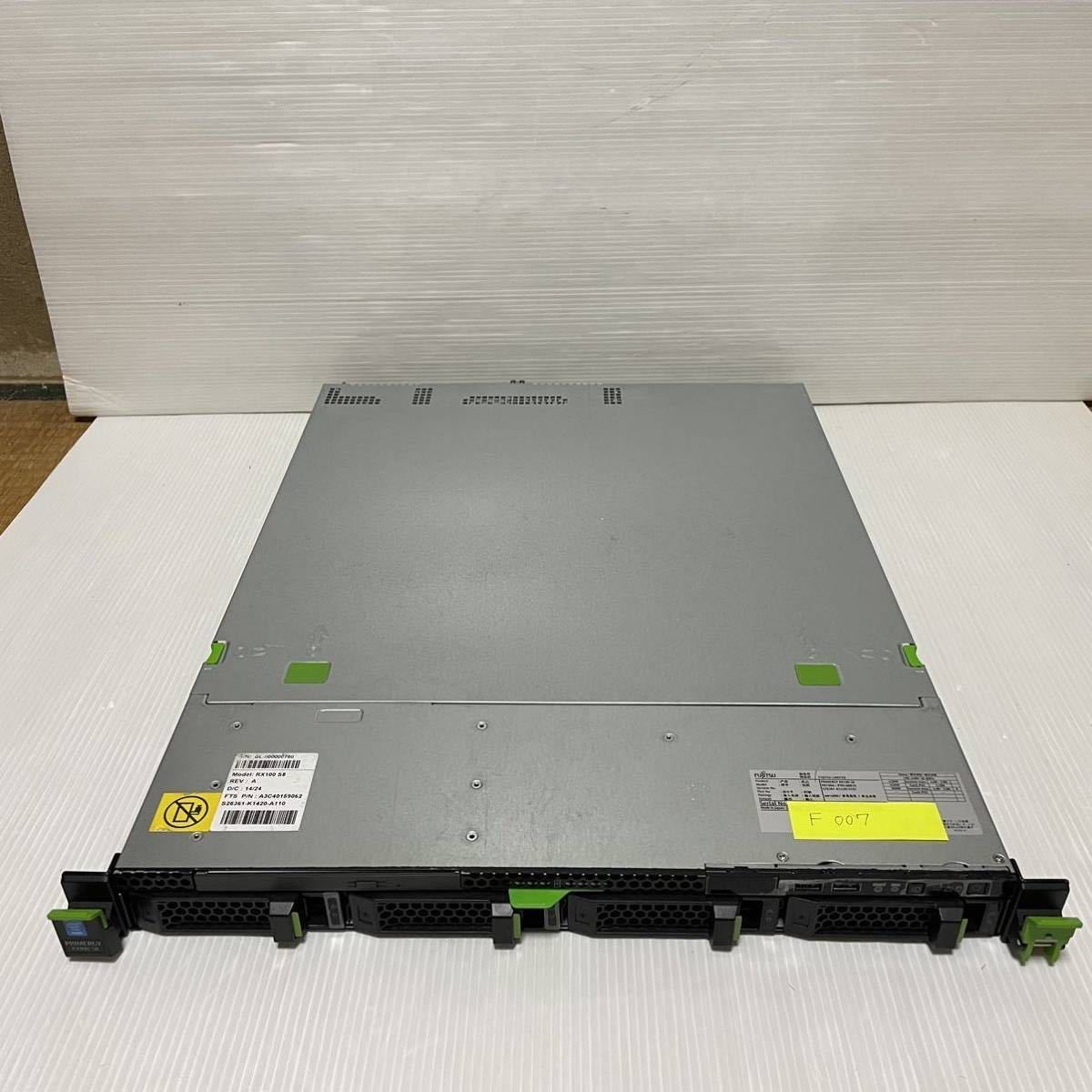 F007】FUJITSU 富士通 PRIMERGY RX100 S8 メモリー HDD 480GB×2 F007】FUJITSU 富士通 PRIMERGY RX100 S8 メモリー HDD 480GB×2
