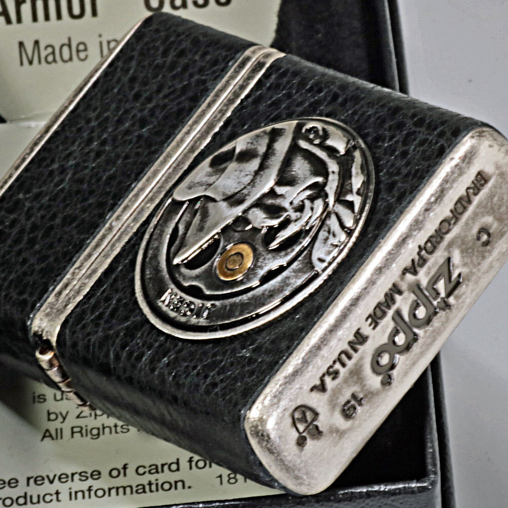 zippo(ジッポーライター)armor アーマー ルパン三世 ヴィンテージ・スタイル 次元 メタル加工　送料無料_画像3