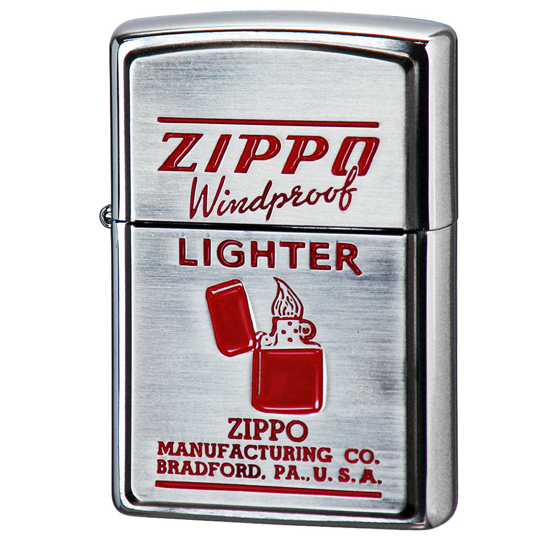 zippo(ジッポーライター)ARTアートワーク　パッケージデザイン　メタル1 銀古美・色入れメタル貼り【ネコポス可】_【ZIPPO】　ARTメタル1 銀古美画像