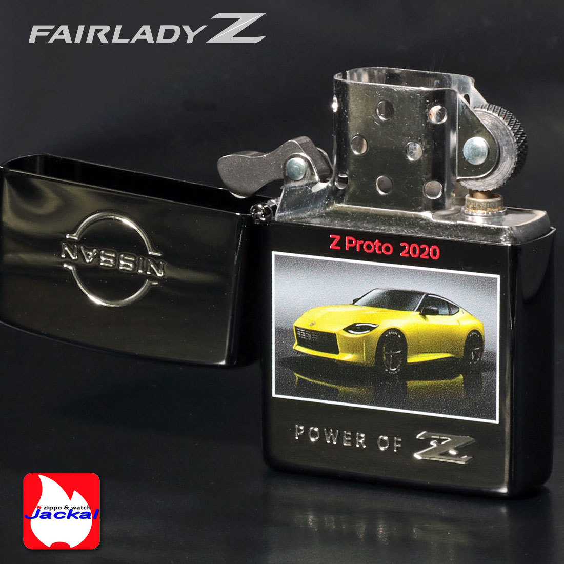 zippo NISSAN FAIRLADY Z 2020 PROTO 日産公認モデル プロトタイプ ブラックニッケル【ネコポスの画像5