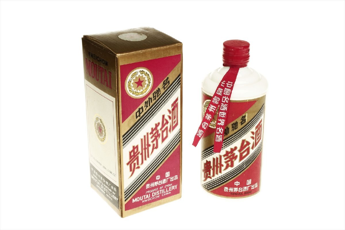 古酒 貴州茅台酒 マオタイ酒 KWEICHOW MOUTAI 五星麦ラベル 500ml 1995