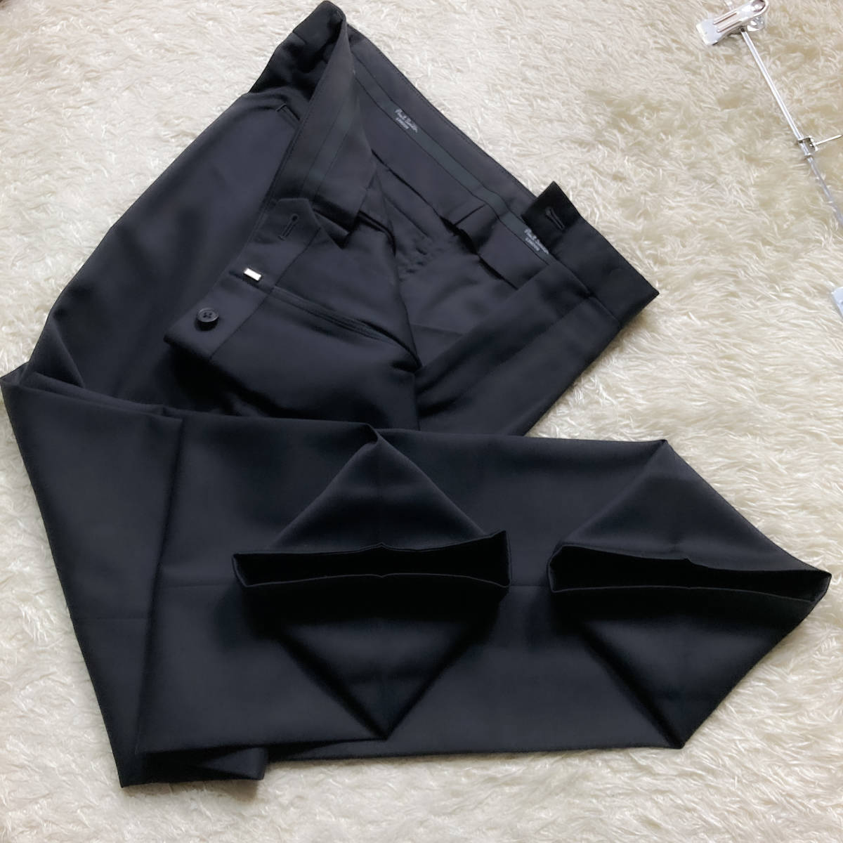 美品 黒タグ ポールスミスコレクション 黒レザースーツ | www