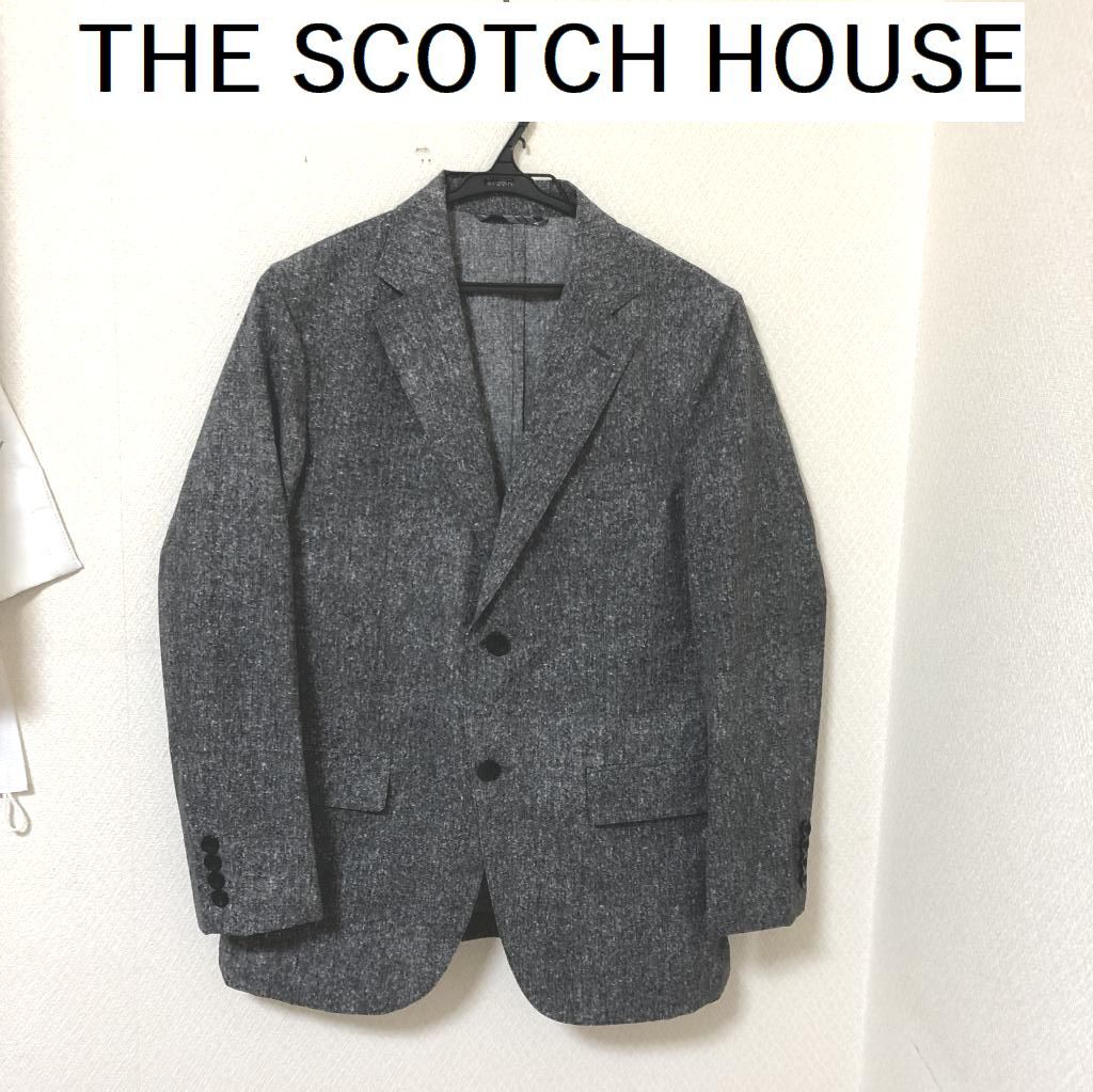 【限定セール！】 THE SCOTCH HOUSE メンズ　テーラードジャケット　グレー　Ｓ Sサイズ