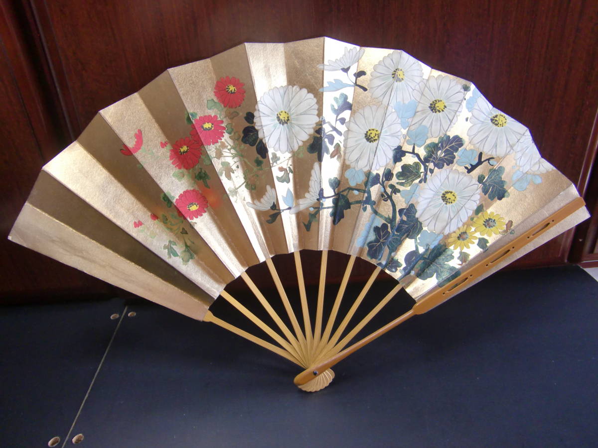 定番 一時大値下げ 扇 京都十松屋福井 菊花 美品 UH33-00MZ 扇子 定番 一時大値下げ 扇 京都十松屋福井 菊花 美品 UH33-00MZ 扇子