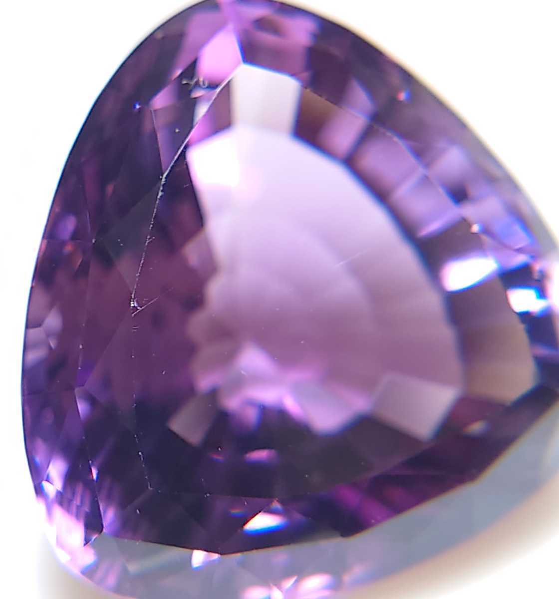 アメジスト　25.73ct　トリリ　ルース　微細なカケ（LA-5628）_画像7